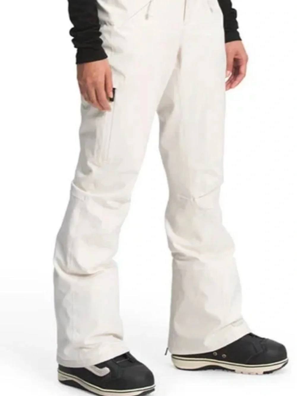 NWT The North Face Women's White Outdoor Snow Pants - white Dune XL